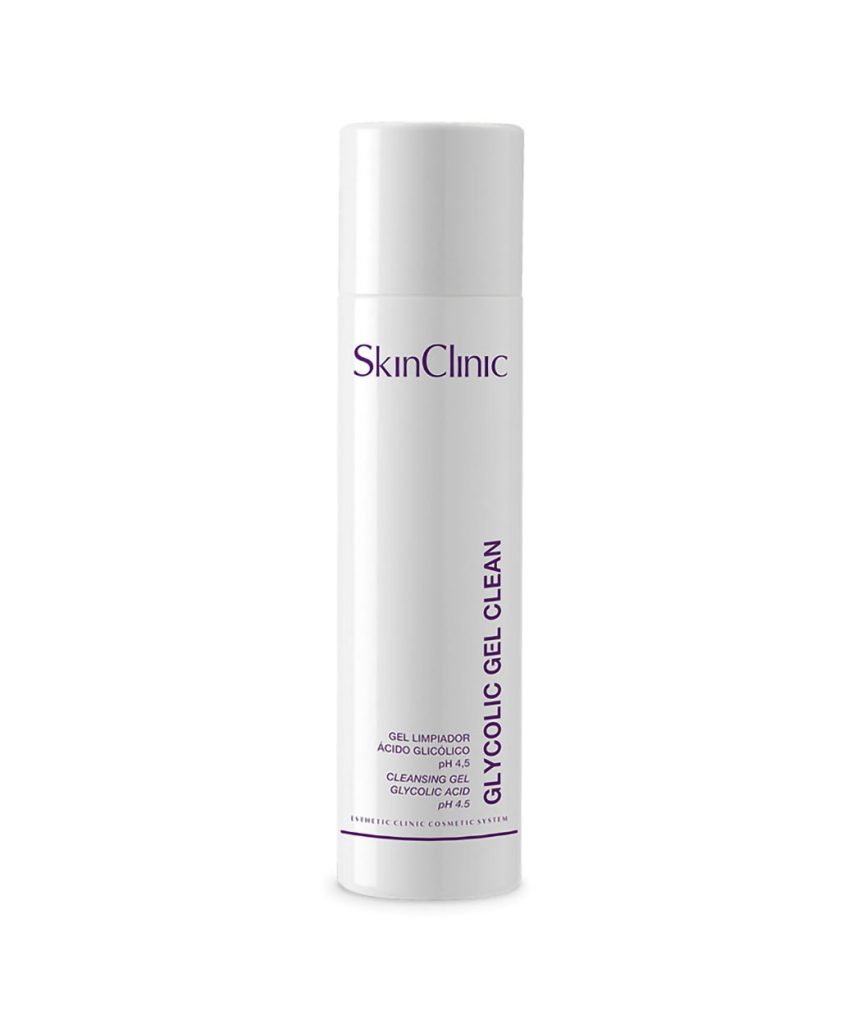 Exfolierande ansiktsrengöring fet hud och aknebenägen hud SkinClinic Glycolic Gel Clean