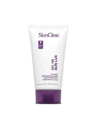 Oljefri SPF50 ansikte & kropp SkinClinic Syl 100 Sunlux SPF50+ 50 ml